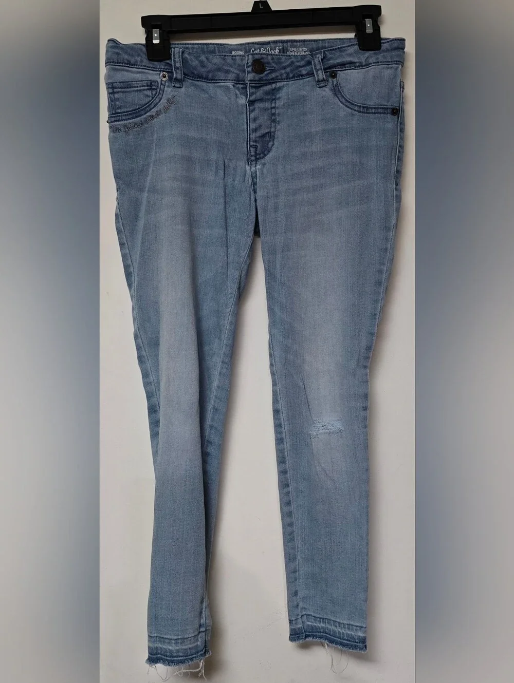 Cat & Jack Junior Girl Jean Jeggings Super Stretch 12 Plus